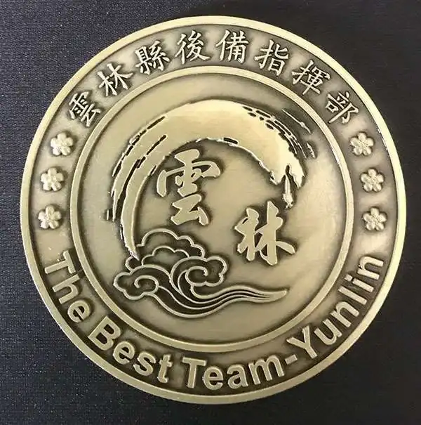 雙面浮雕人像紀念銀幣——紀念幣客製化示意