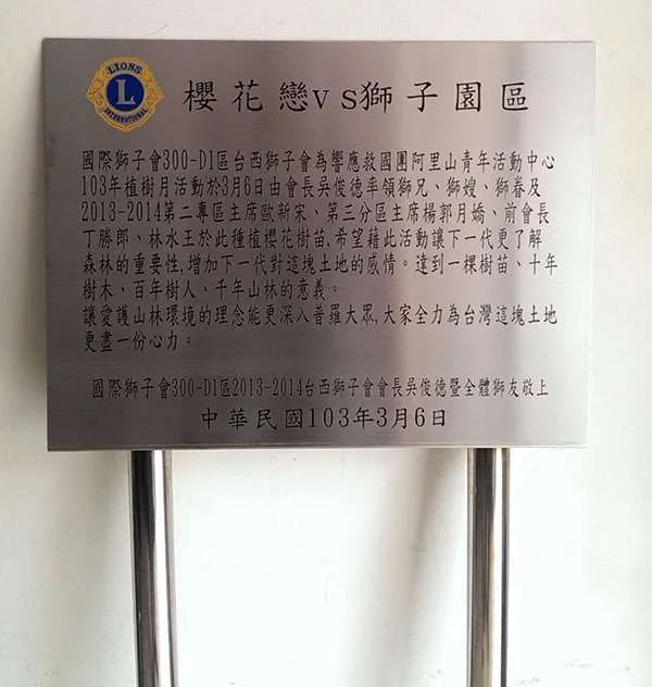 不銹鋼標示牌
